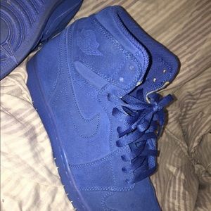 AJ1 “Blue suede”